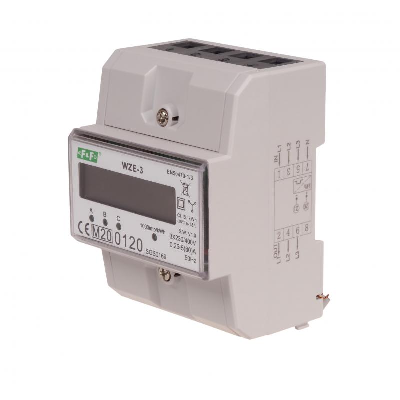 F&F meter 400 V IP20 80 A